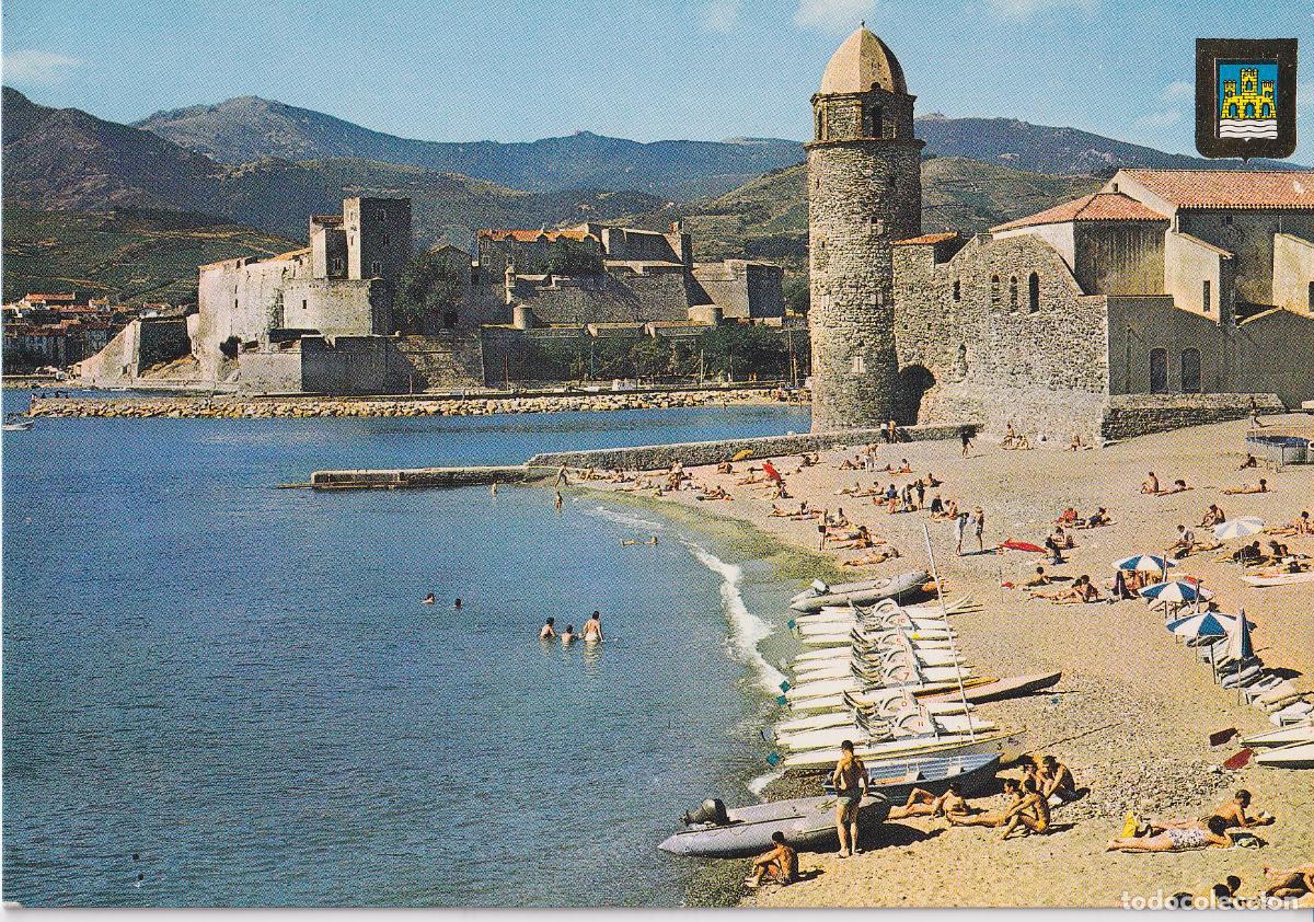 Postales: FRANCIA, COLLIOURE, PORT DE PYR&Eacute;N&Eacute;E, IGLESIA Y CASTILLO REAL - EDITION DINO 1678 - S/C