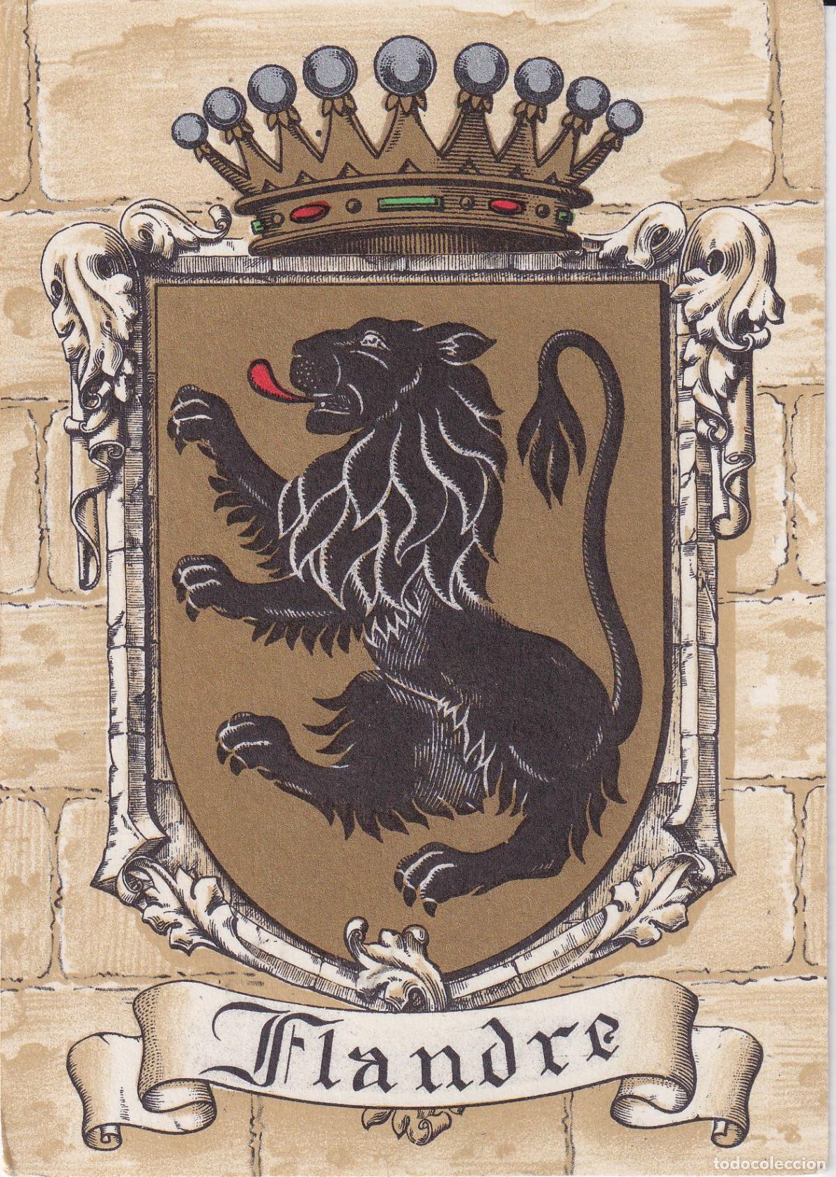 Postales: BELGICA, FLANDES, ESCUDO DE ARMAS - BD 1294 A - S/C