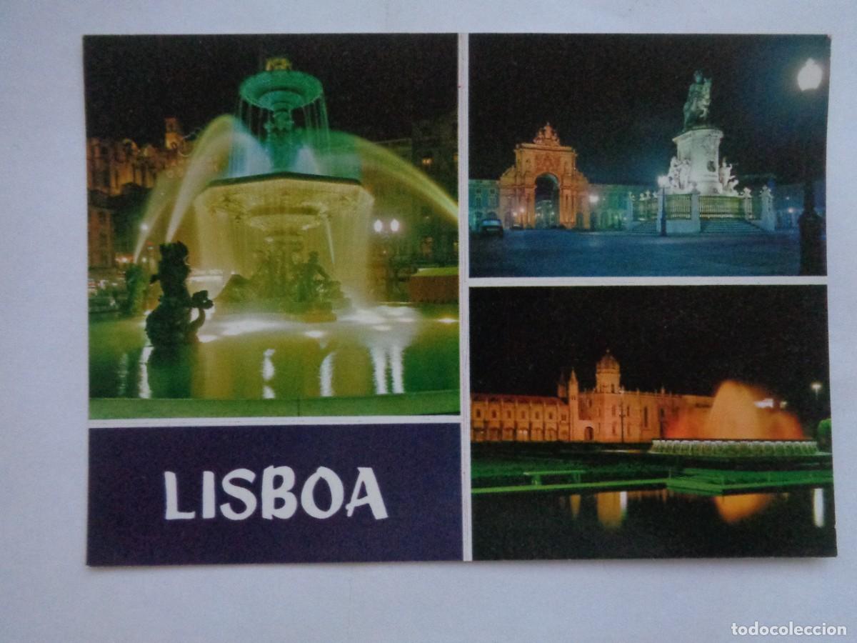 Cartoline: POSTAL DE LISBOA ( PORTUGAL ): LISBOA DE NOCHE