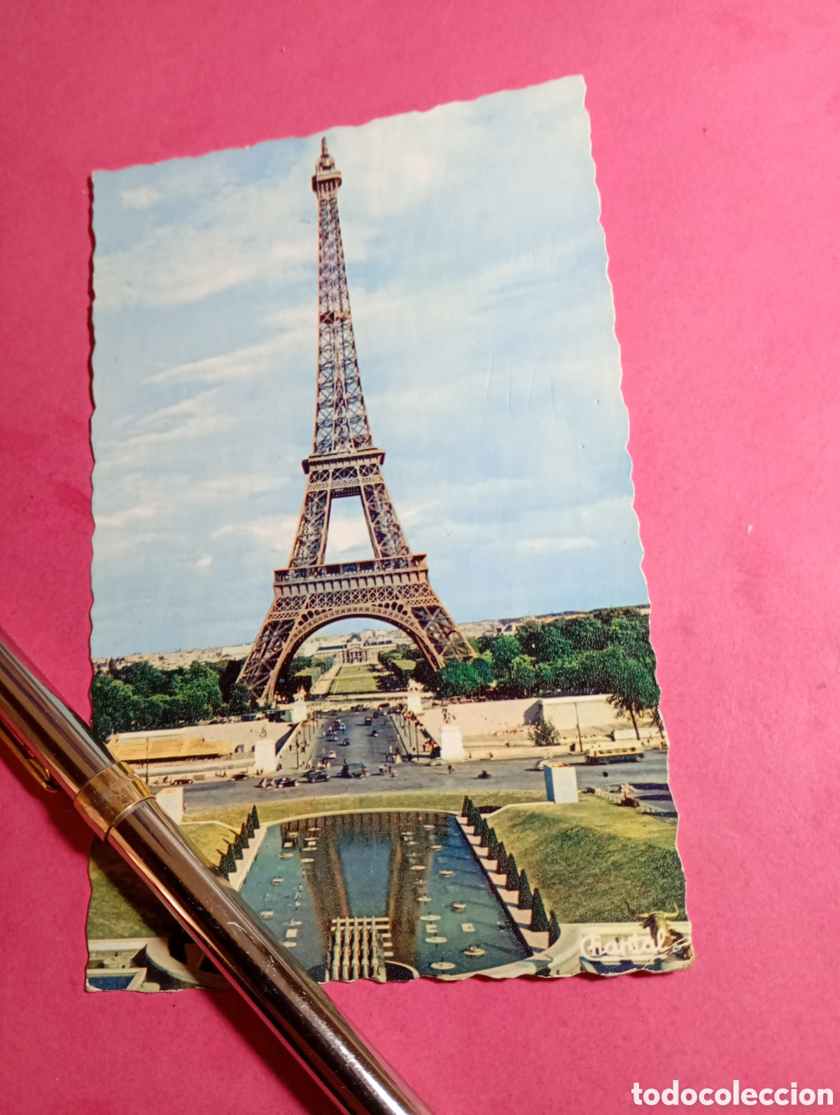 Postales: PARIS ''LA TORRE EIFFEL'' FRANCIA FRANCE color escrita detalles en fotos