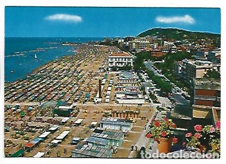Postales: LUNGOMARE E SPIAGGIA - PROMENADE ALONG THE SEA AND BEACH.- CATTOLICA / ITALIA