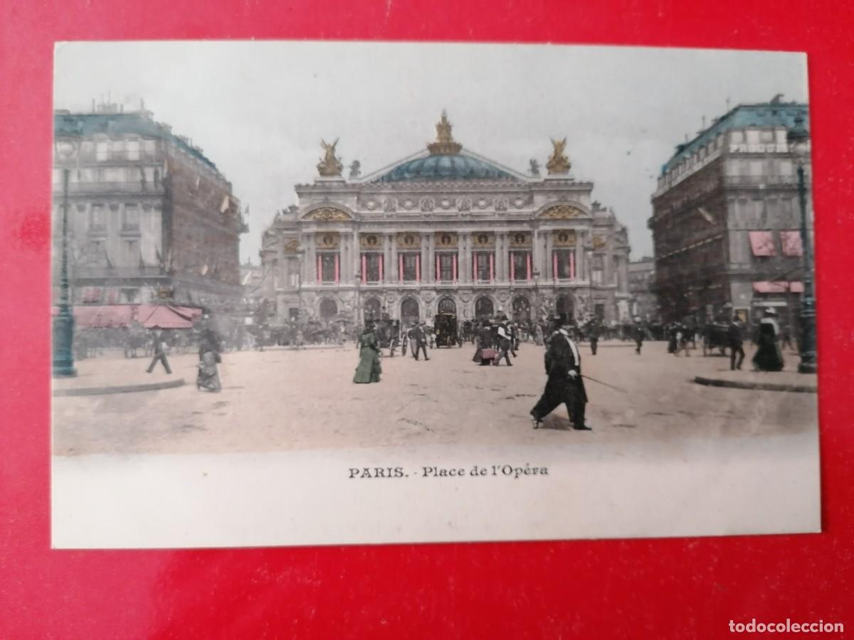 Postales: Tarjeta postal, 1900+, Francia, Paris, plaza de la Opera