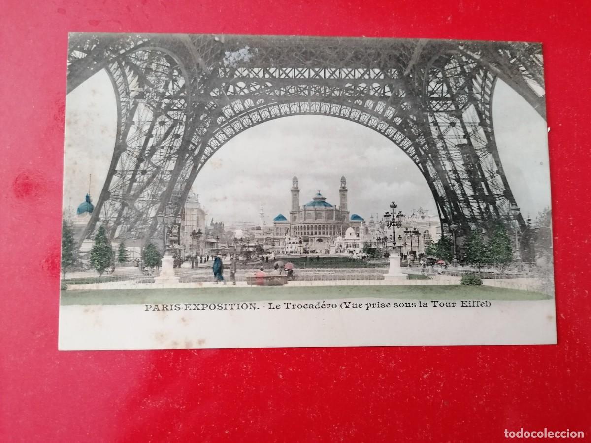 Postales: Tarjeta postal, 1900+, Francia, Paris, exposici&oacute;n Universal, Tour Eiffel