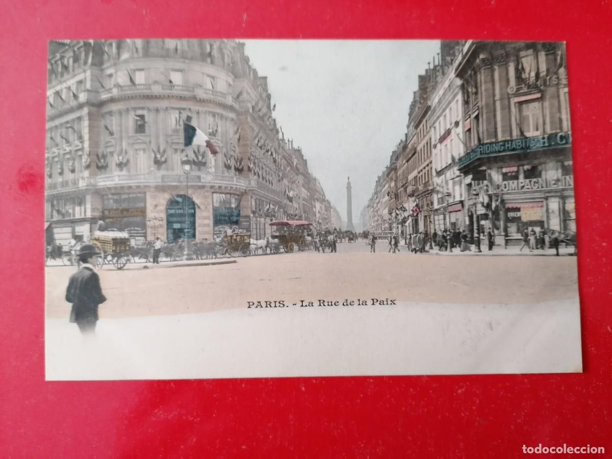 Postales: Tarjeta postal, 1900+, Francia, Paris, la rue de Paix.