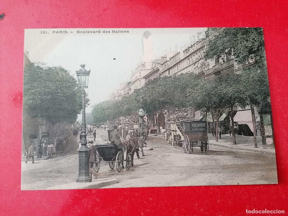 Postales: Tarjeta postal, 1900+, Francia, Boulevard des Italianas