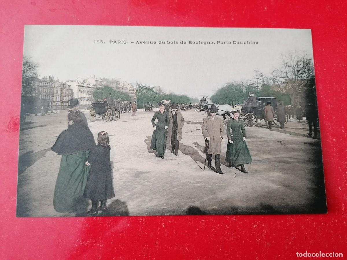 Postales: Tarjeta postal, 1900+, Francia, Avenida de Boulogne