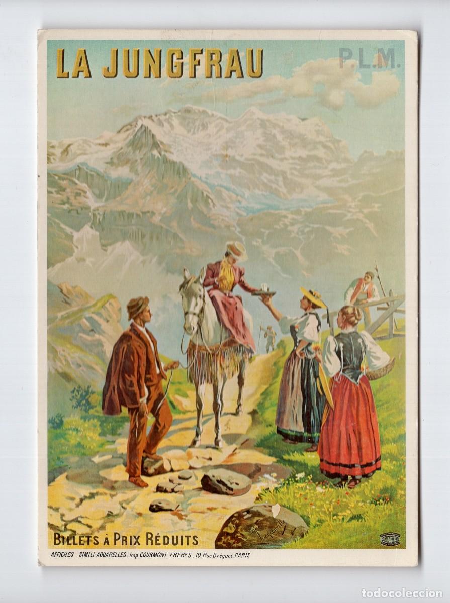 Postales: Suiza. La Jungfrau P.L.M. H. Tanconville -Ed. Biregg Verlag Nr. 1165-