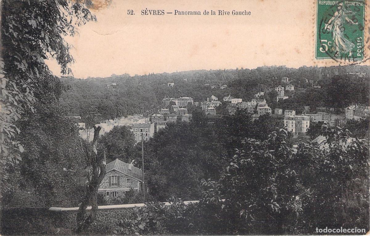 Postales: Postal de S&egrave;vres Panorama de la Rive Gauche Francia