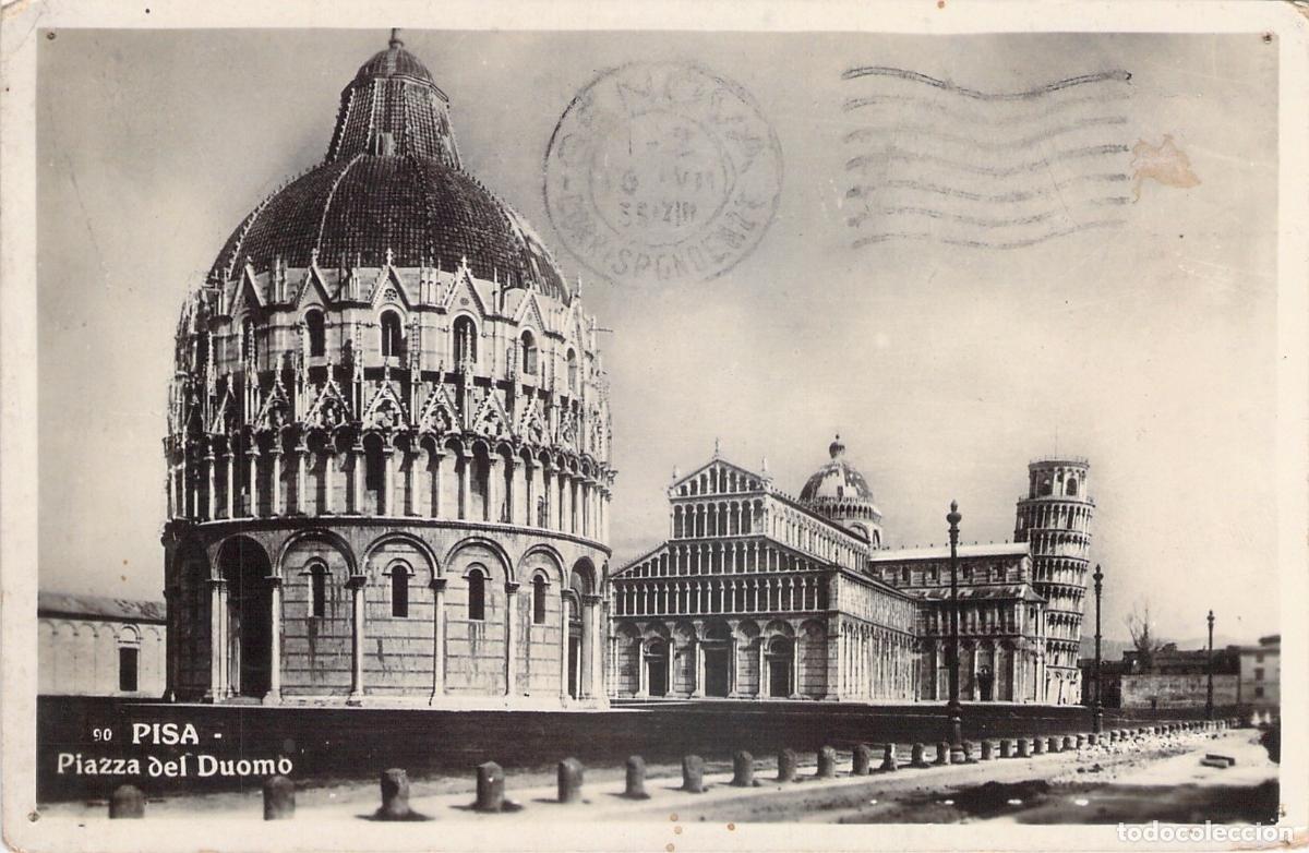 Postales: Postal de Piazza del Duomo en Pisa