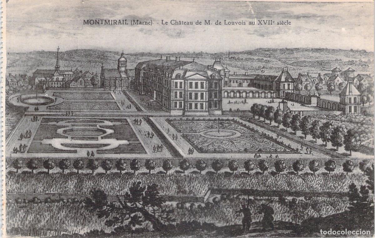 Postales: Postal del Castillo de Montmirail en Marne