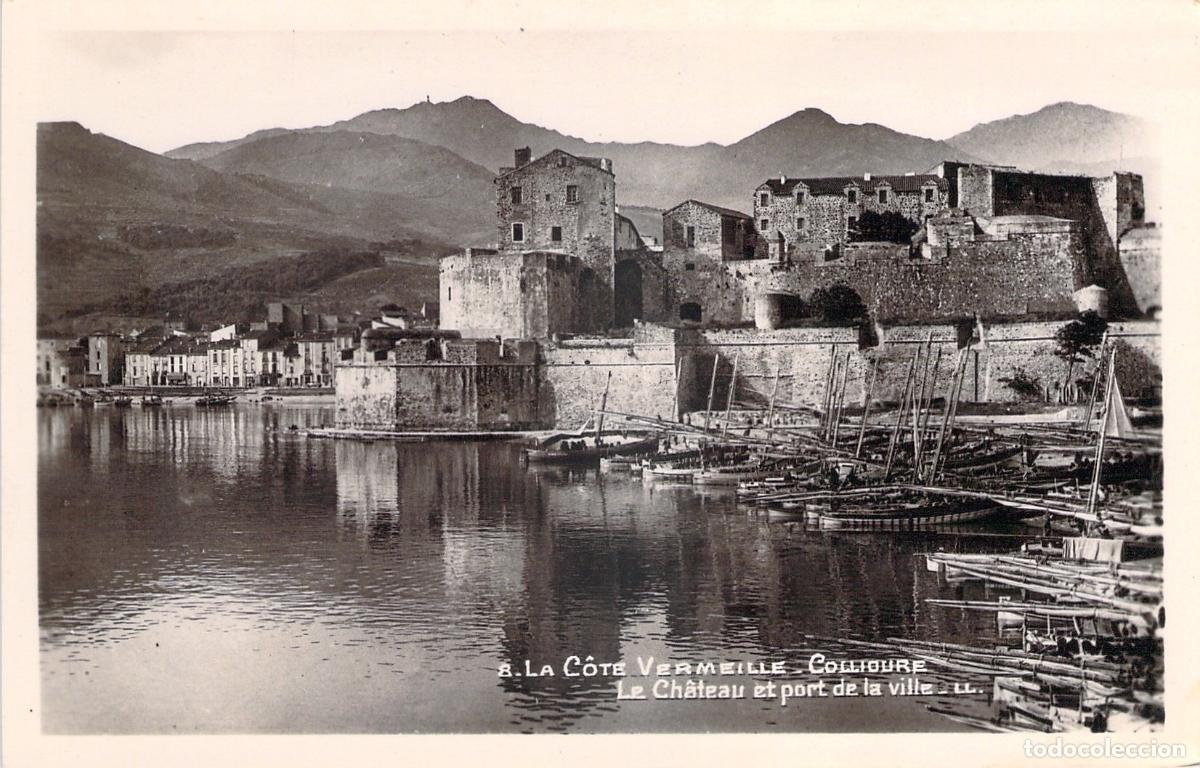Postales: Postal de Collioure Francia Castillo y Puerto