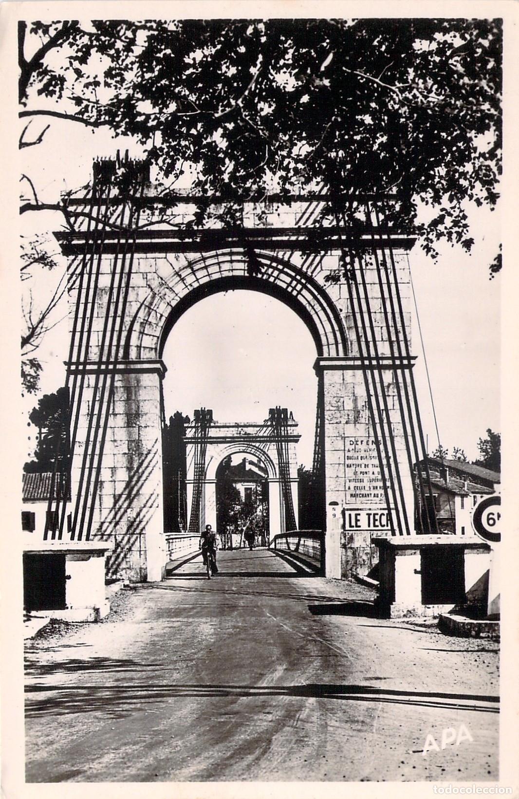 Postales: Postal de Le Pont Suspendu en Le Boulou, Francia