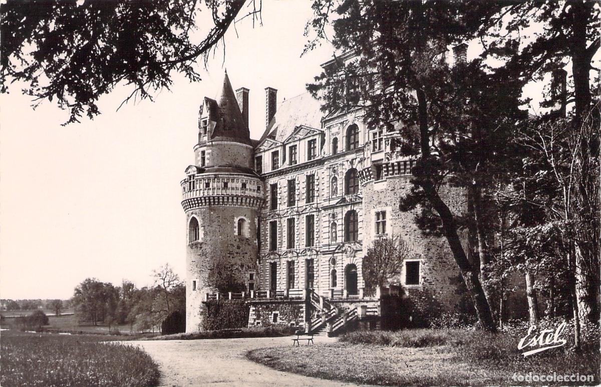 Postales: Postal del Castillo de Brissac en Francia