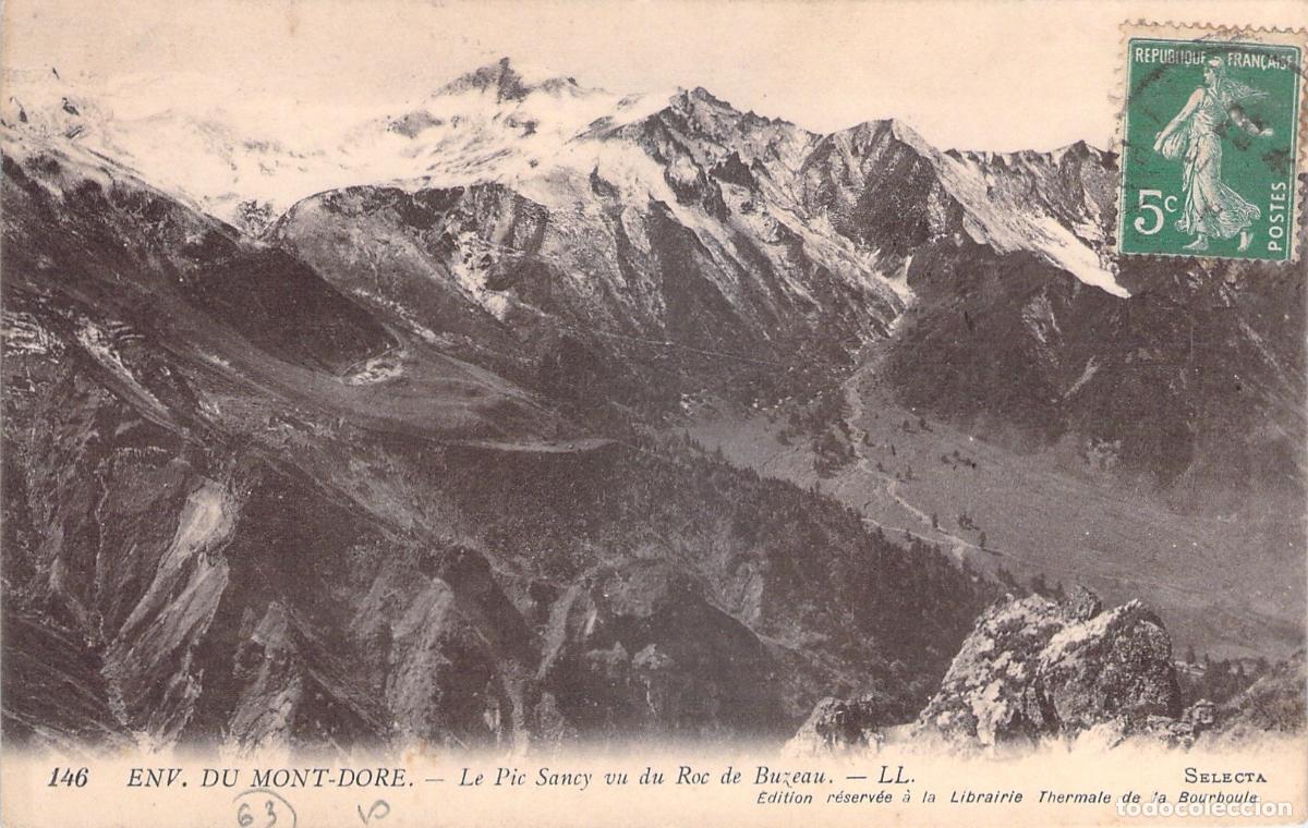 Postales: Postal de Paisaje Monta&ntilde;oso en Le Mont-Dore Francia