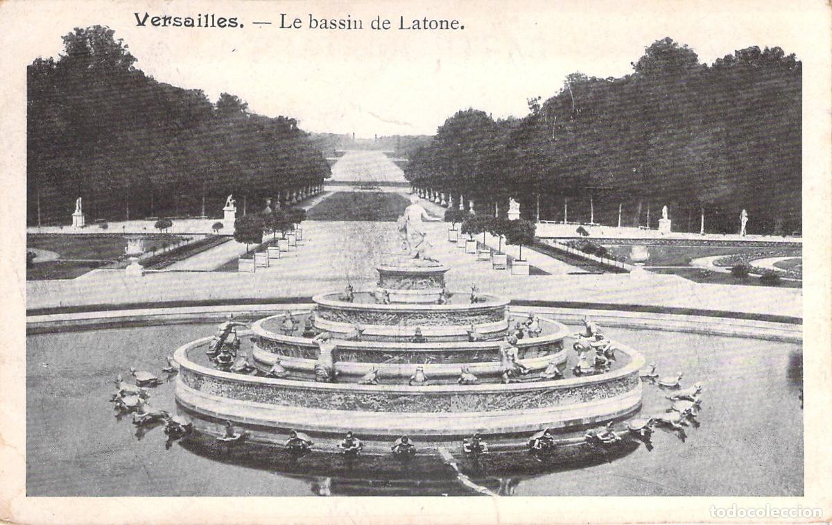 Postales: Postal de la Fuente de Latona en los Jardines de Versalles