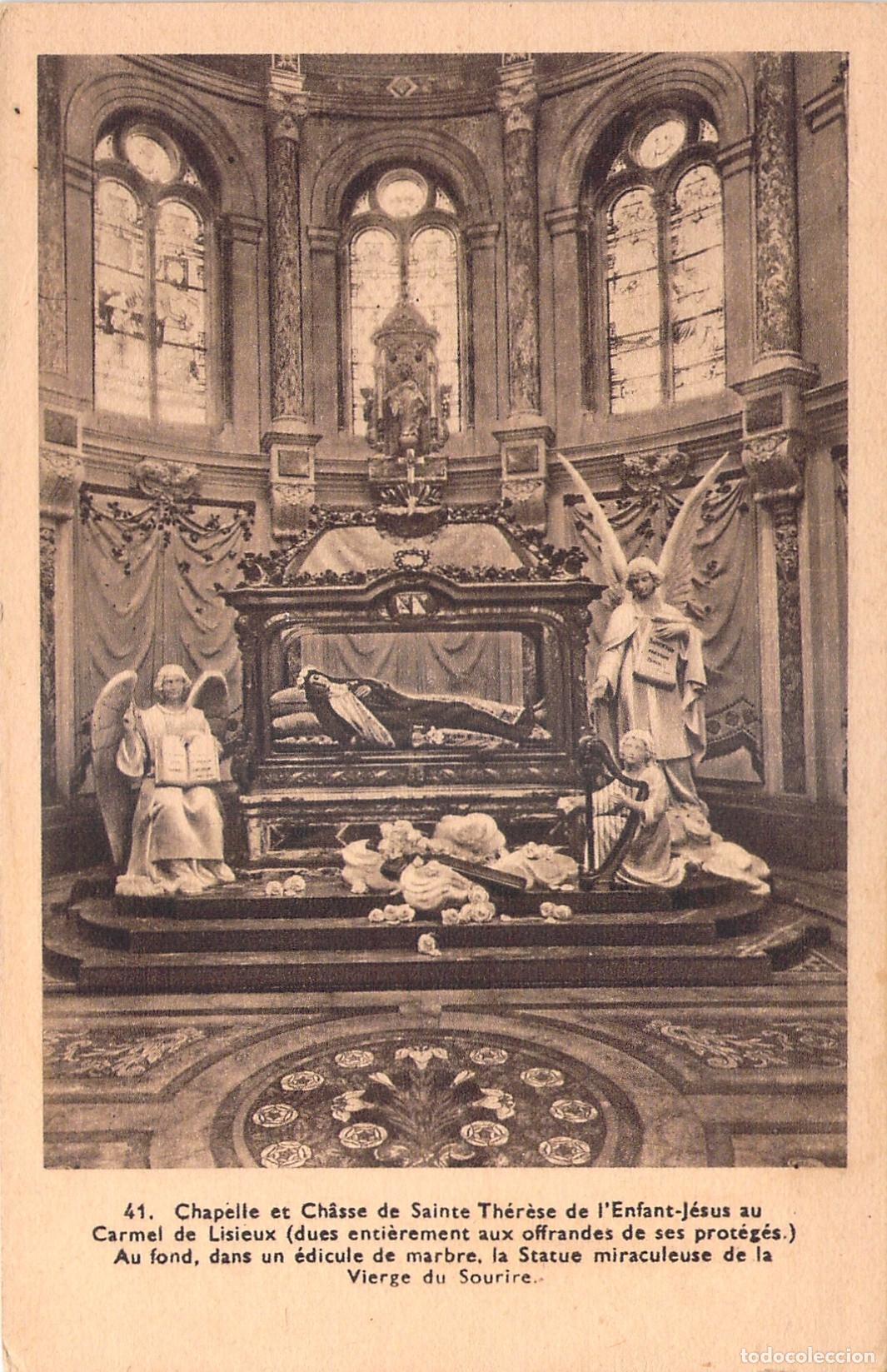 Postales: Postal de la Capilla y Santuario de Santa Teresita en Lisieux