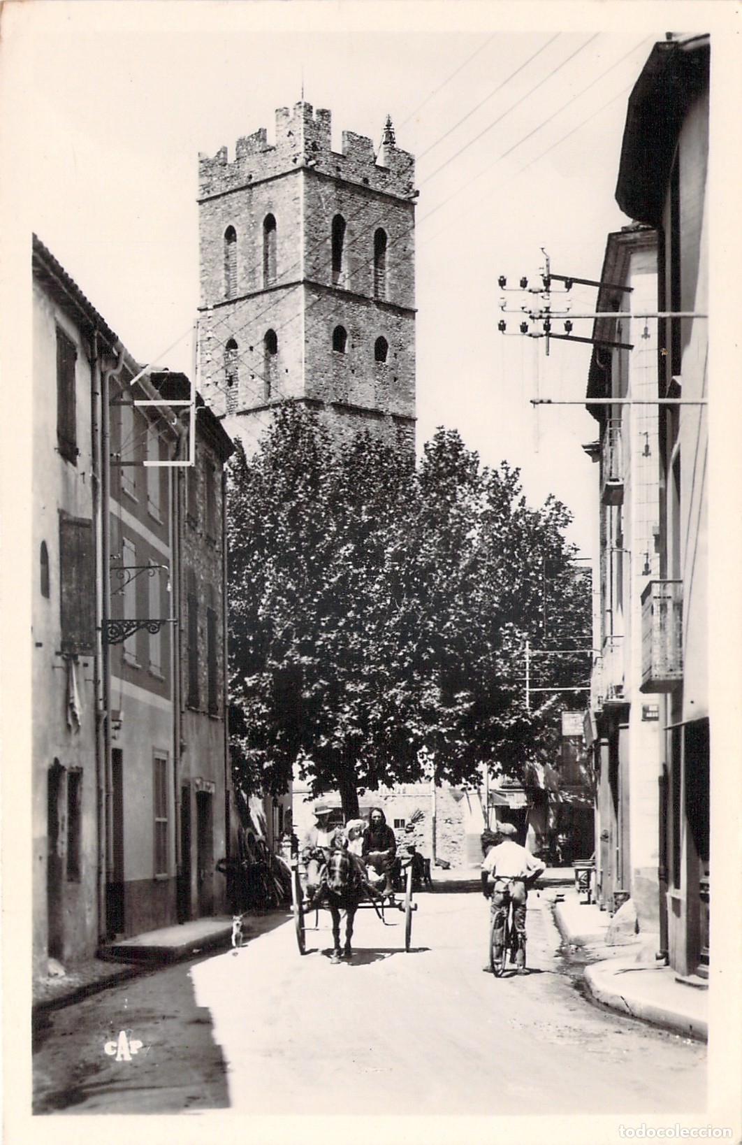 Postales: Postal de Argel&egrave;s-sur-Mer con Iglesia y Calle