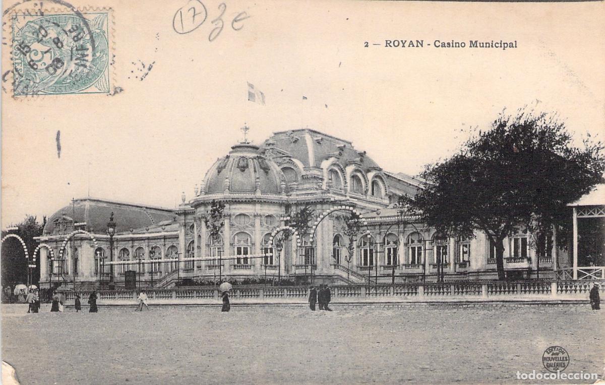 Postales: Postal de Royan Casino Municipal Francia