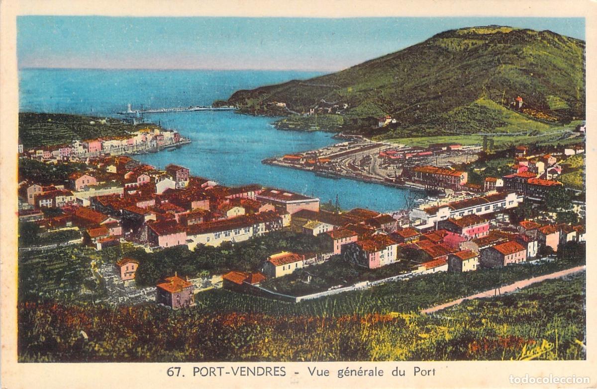 Postales: Postal de Port-Vendres Vista General del Puerto Francia
