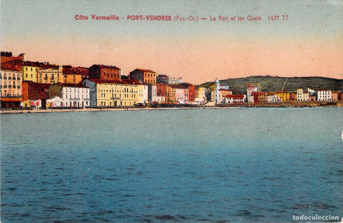 Postales: Postal de Port-Vendres, Francia, el puerto y los muelles