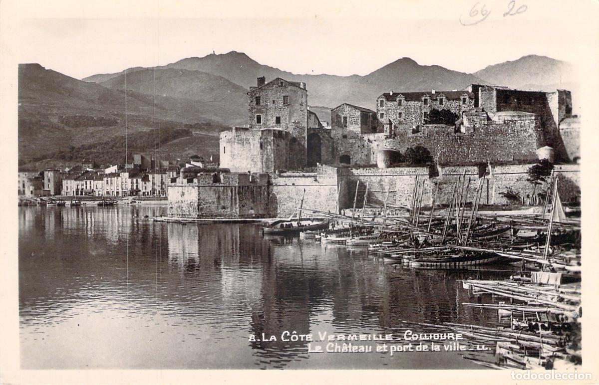 Postales: Postal de Collioure Francia Castillo y Puerto