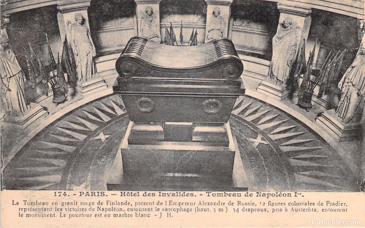 Postales: Postal de Par&iacute;s: Tumba de Napole&oacute;n I en Les Invalides