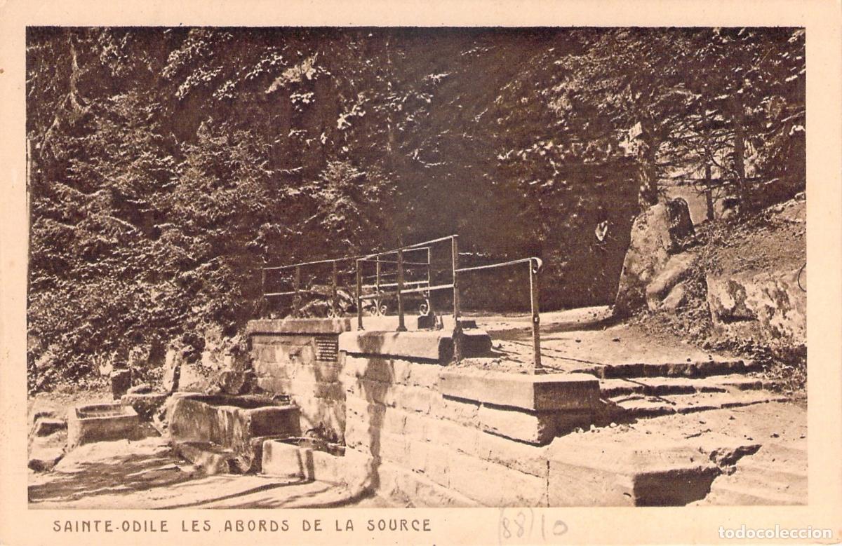 Postales: Postal de Sainte-Odile, Francia, los alrededores de la fuente