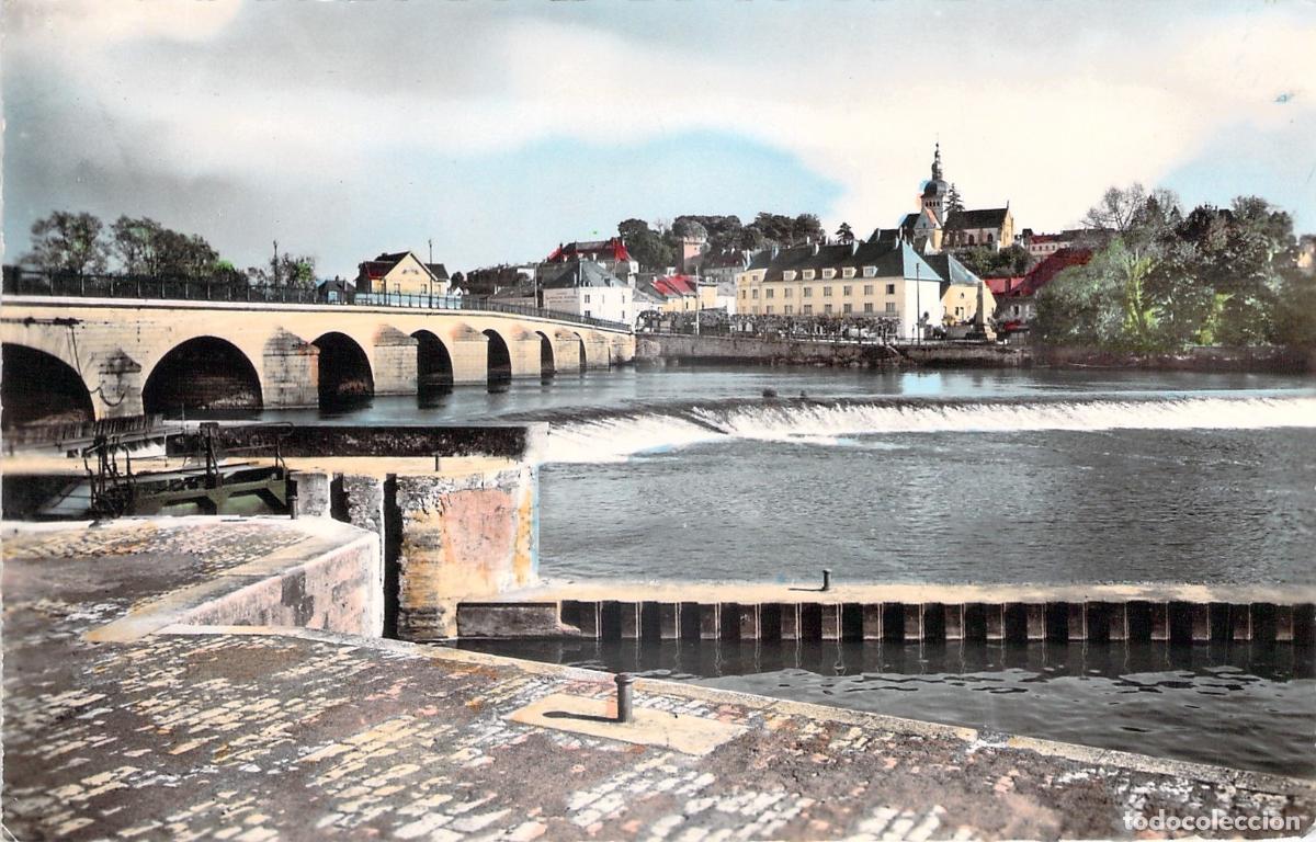 Postales: Postal de Gray con el Barrage sur la Sa&ocirc;ne en Francia