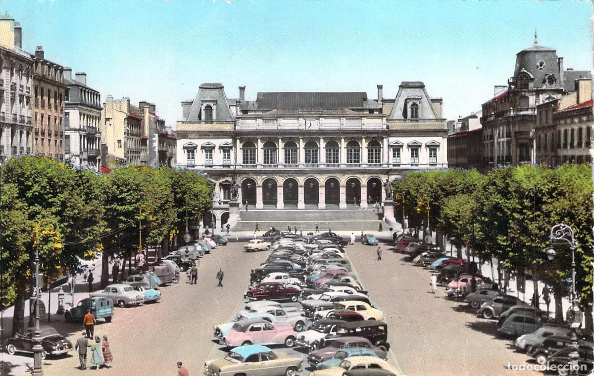Postales: Postal de Saint-&Eacute;tienne, Ayuntamiento y plaza, Francia