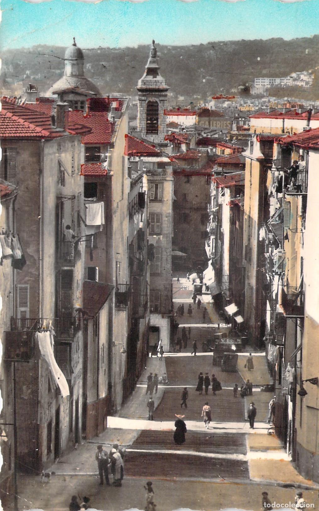 Postales: Postal de la Vieille Ville en Niza Francia