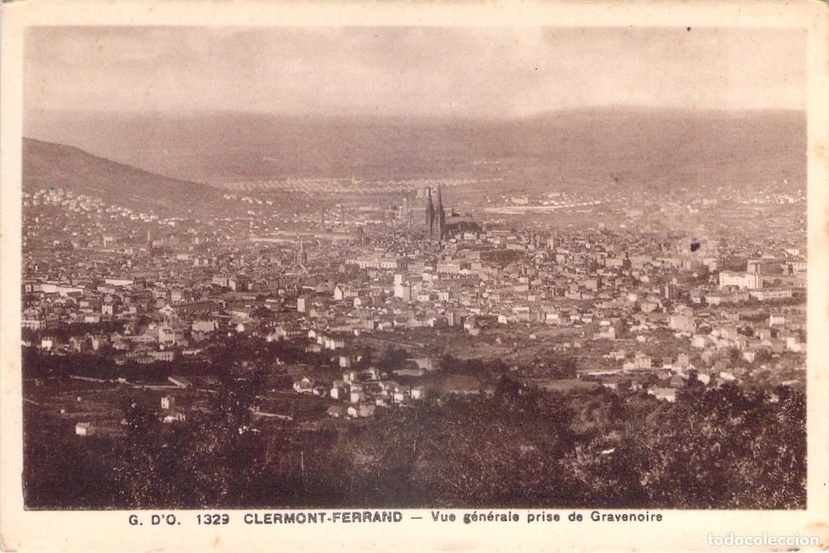 Postales: Postal de vista general de Clermont-Ferrand desde Gravenoire