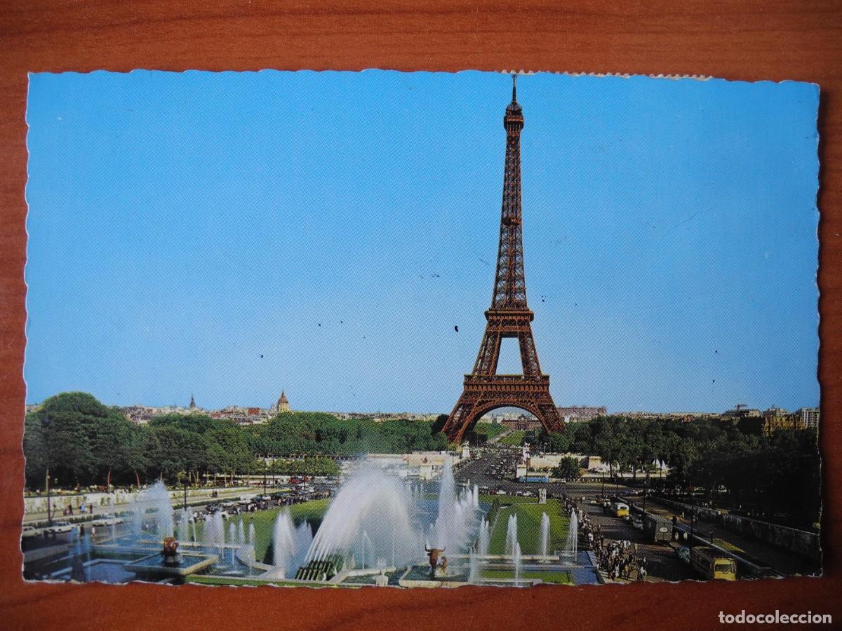 Postales: La Torre Eiffel. Par&iacute;s. Francia. Circulada 1965