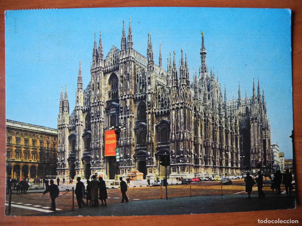 Postales: Mil&aacute;n. Italia. Il Duomo. Circulada
