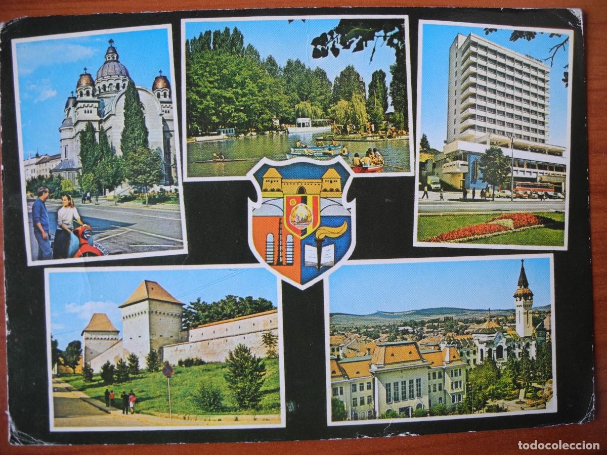 Postales: T&icirc;rgu Mures. Catedral. Ruman&iacute;a. Circulada.