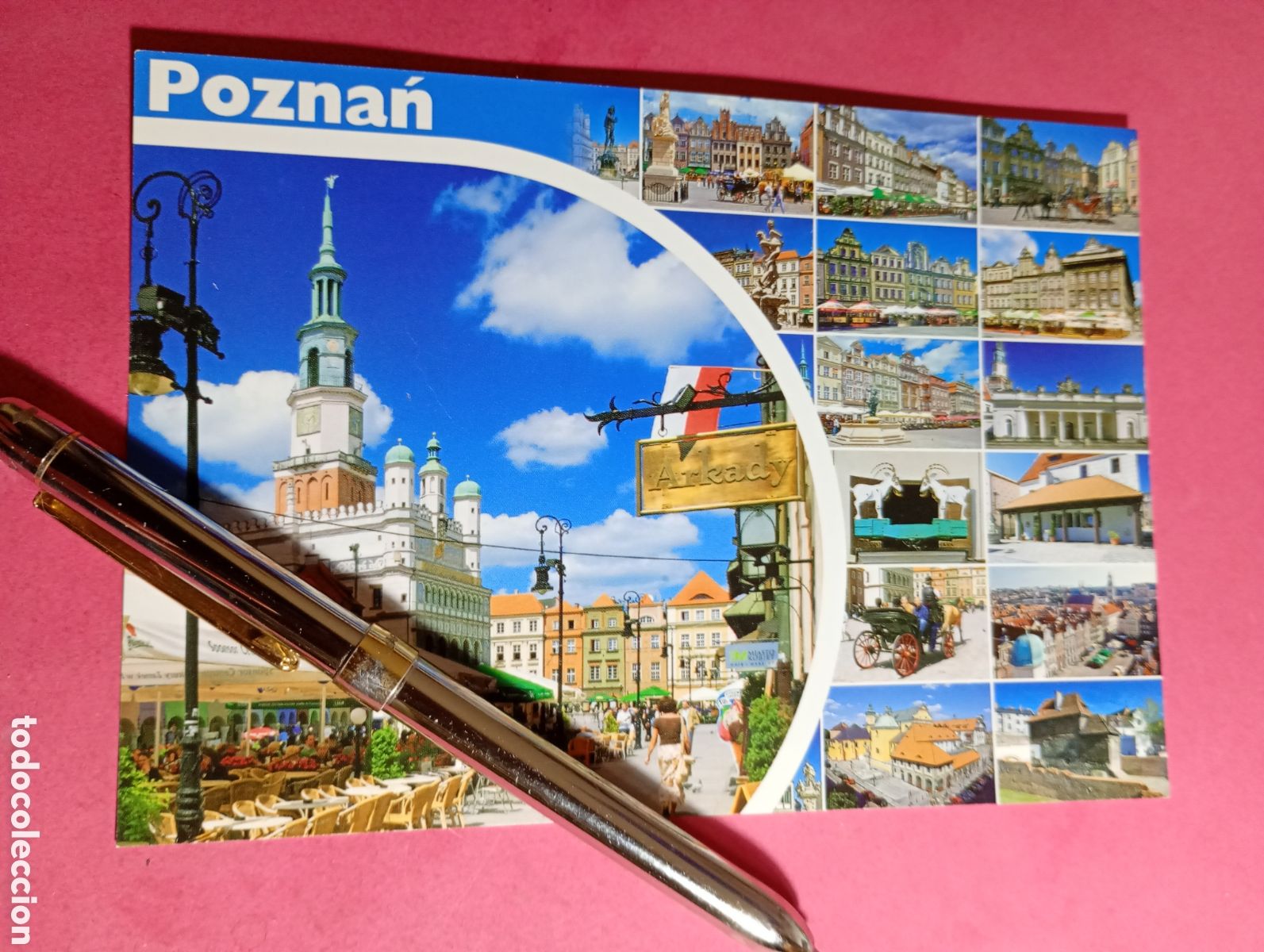 Postales: POLONIA ''POZNAN'' VISTA Y PEQUE&Ntilde;AS VISTAS color no circulada detalles en fotos