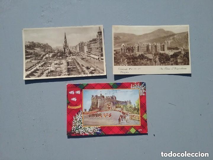 Postales: LOTE DE TRES POSTALES ANTIGUAS EDINBURGH - EDIMBURGO - ESCOCIA