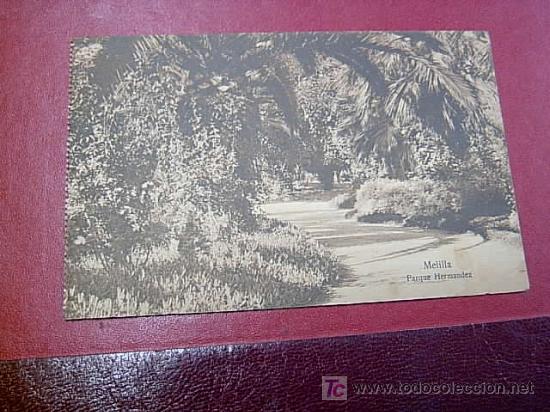 Postales: POSTAL MELILLA - PARQUE HERNANDEZ - Foto 1