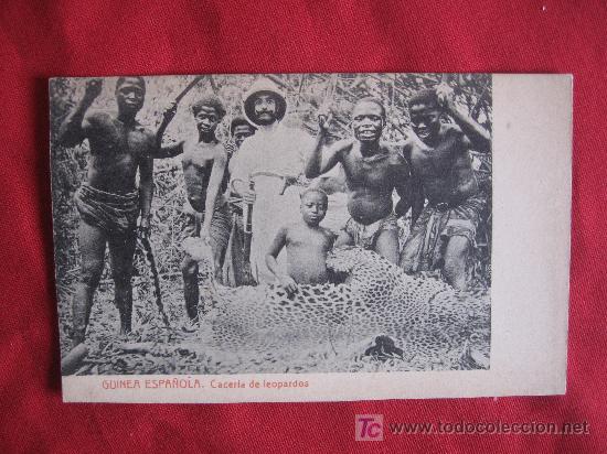Postales: GUINEA ESPA&Ntilde;OLA -FACTOR ESPA&Ntilde;OL COMPRANDO &Eacute;BANO - Foto 1