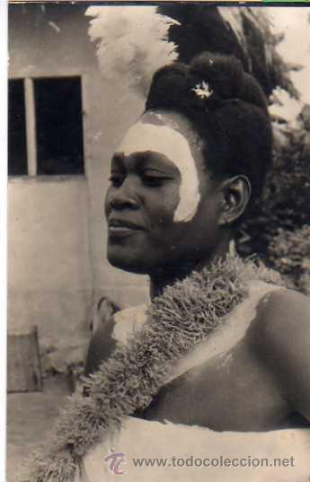 Postales: 113 - jefa de baile del ibanga - Foto 1