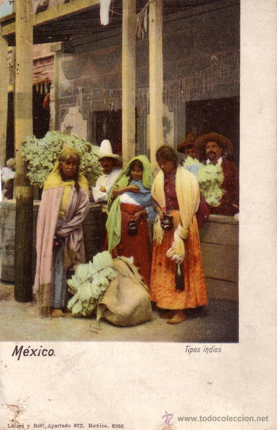 Postales: MEJICO - TIPOS INDIOS - POSTAL LATAPI Y BERT - Foto 1