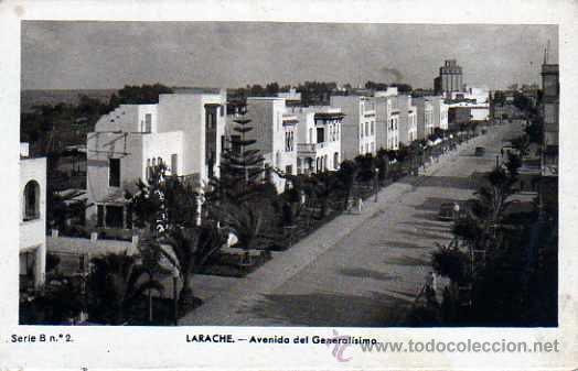 Postales: POSTAL LARACHE AVDA. GENERALISIMO - Foto 1