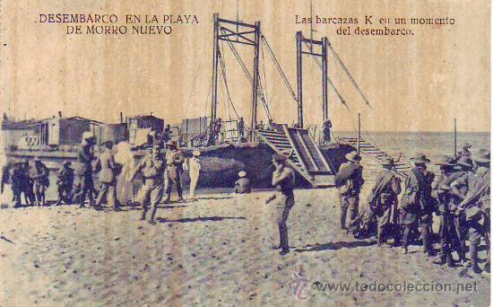 Postales: desembarco en la playa de morro nuevo - Foto 1