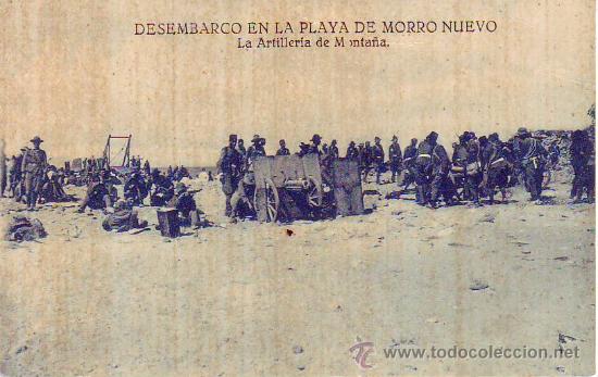 Postales: desembarco en la playa de morro nuevo - Foto 1