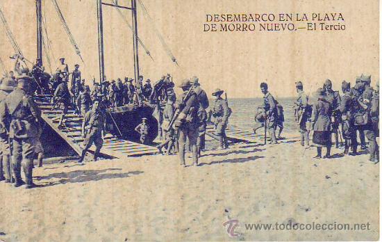 Postales: desembarco en la playa de morro nuevo - Foto 1
