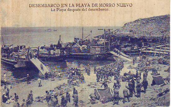 Postales: desembarco en la playa de morro nuevo - Foto 1
