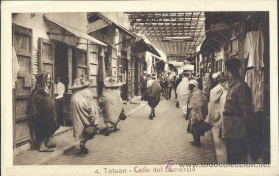 Postales: TETU&Aacute;N.- CALLE DEL COMERCIO - Foto 1