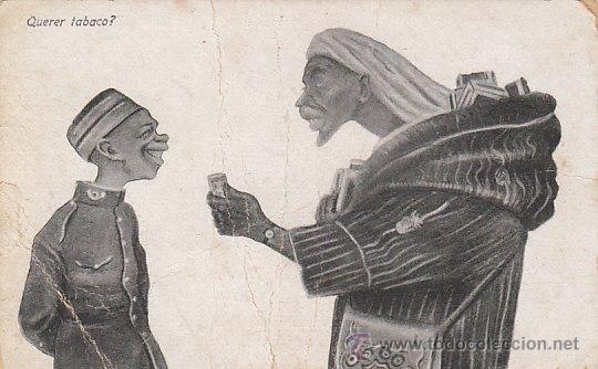 Postales: QUERER TABACO?, ESCRITA EN 1921 ... - Foto 1