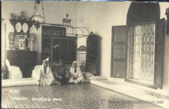 Postales: TETU&Aacute;N.- DORMITORIO MORO - Foto 1