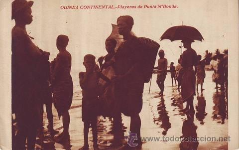 Postales: GUINEA CONTINENTAL. Playeras de Punta MBonda. - Foto 1
