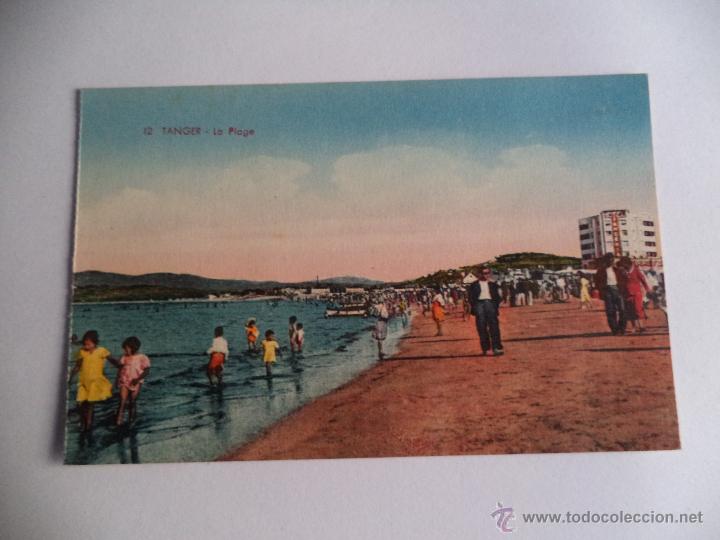 Postales: Postal de Tanger.- La  Plage - Foto 1
